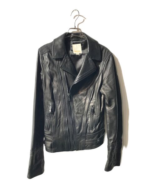 DIESEL（ディーゼル）DIESEL (ディーゼル) ラムレザージャケット ブラック サイズ:Ｍの古着・服飾アイテム