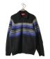 SUPREME（シュプリーム）の古着「Brushed Wool Zip Up Sweater」｜ブラック×ブルー