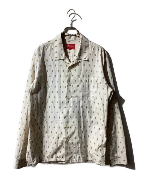 SUPREME（シュプリーム）SUPREME (シュプリーム) 13SS Oval Dot Shirt アイボリー サイズ:Ｍの古着・服飾アイテム