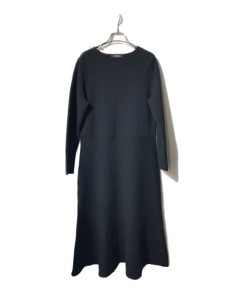 UNTITLED（アンタイトル）UNTITLED (アンタイトル) クリエーションウールワンピース ブラック サイズ:2の古着・服飾アイテム