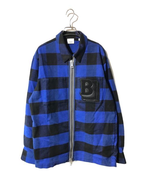 BURBERRY（バーバリー）BURBERRY (バーバリー) ジップアップジャケット ブルー サイズ:Ｓの古着・服飾アイテム