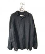 Time is onタイムイズオン）の古着「CW OPEN COLLAR SHIRT」｜ブラック