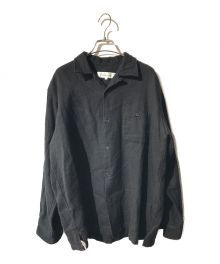 Time is on（タイムイズオン）の古着「CW OPEN COLLAR SHIRT」｜ブラック