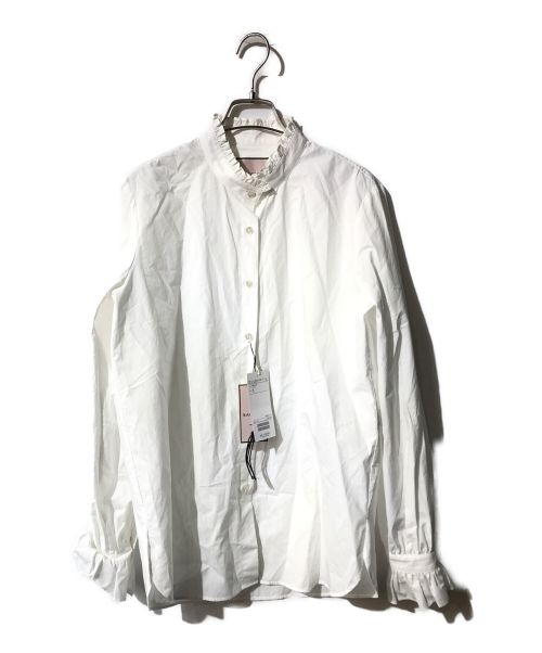 Bagutta（バグッタ）Bagutta (バグッタ) フリル袖シャツ ホワイト サイズ:Mの古着・服飾アイテム
