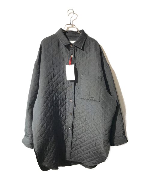 MAISON SPECIAL（メゾンスペシャル）MAISON SPECIAL (メゾンスペシャル) プライムオーバーキルティングシャツコート ブラック サイズ:2 未使用品の古着・服飾アイテム