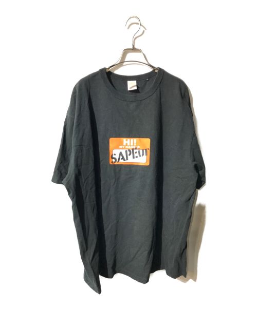 SAPEur（サプール）SAPEur (サプール) Tシャツ ブラック サイズ:ＸＬの古着・服飾アイテム