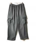 FOLLフォル）の古着「micro fleece easy cargo pants」｜グレー