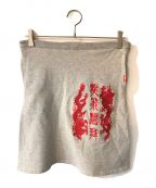 VIVIENNE TAMヴィヴィアンタム）の古着「刺繍スウェットスカート」｜グレー