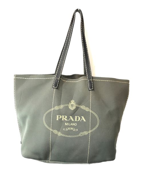 PRADA（プラダ）PRADA (プラダ) ロゴモチーフトートバッグの古着・服飾アイテム
