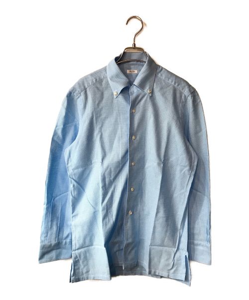 BARBA（バルバ）BARBA (バルバ) ボタンダウンシャツ スカイブルー サイズ:Ｍの古着・服飾アイテム