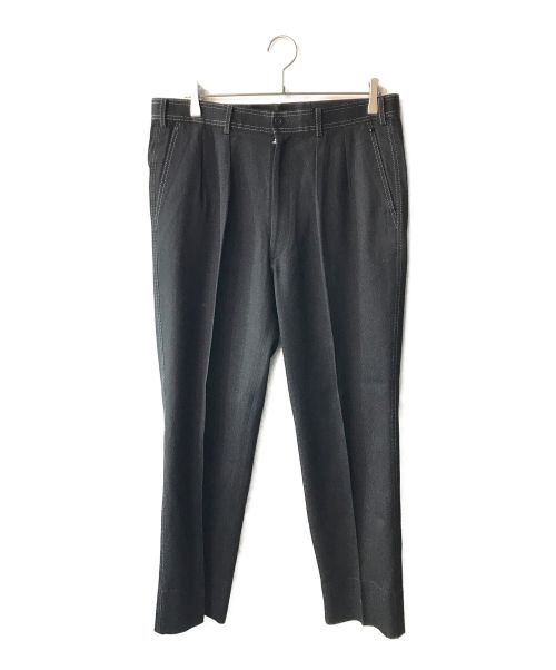 CELINE（セリーヌ）CELINE (セリーヌ) ウールシルクブレンドパンツ ブラック サイズ:88の古着・服飾アイテム