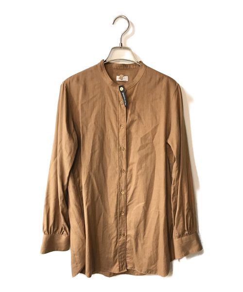 BAGUTTA per RITA（バグッタ）BAGUTTA per RITA (バグッタ) コラボストレッチシャツ ブラウン サイズ:Ｓの古着・服飾アイテム