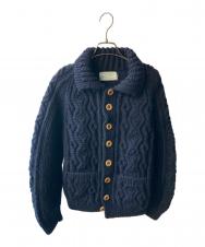 INVERALLAN (インバーアラン) 3Aランバーカーディガン ネイビー サイズ:サイズ表記無