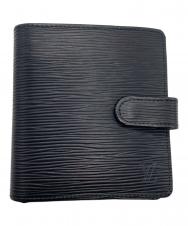 LOUIS VUITTON (ルイ ヴィトン) エピ ポルト ビエ コンパクト ブラック