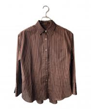 Adam et Rope (アダム エ ロペ) バックベルテッドシャツ ブラウン サイズ:SIZE Free