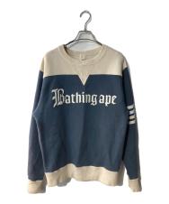 A BATHING APE (アベイシングエイプ) オールド ロゴスウェット ネイビー サイズ:M