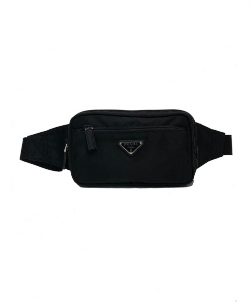 中古 古着通販 Prada プラダ ナイロンボディーバッグ ブラック サイズ 下記参照 2vl977 165 Nylon Fanny Pack ブランド 古着通販 トレファク公式 Trefac Fashion