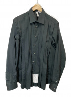 SOSHIOTSUKI（ソウシオオツキ）の古着「キモノブレステッドシャツ」｜ブラック
