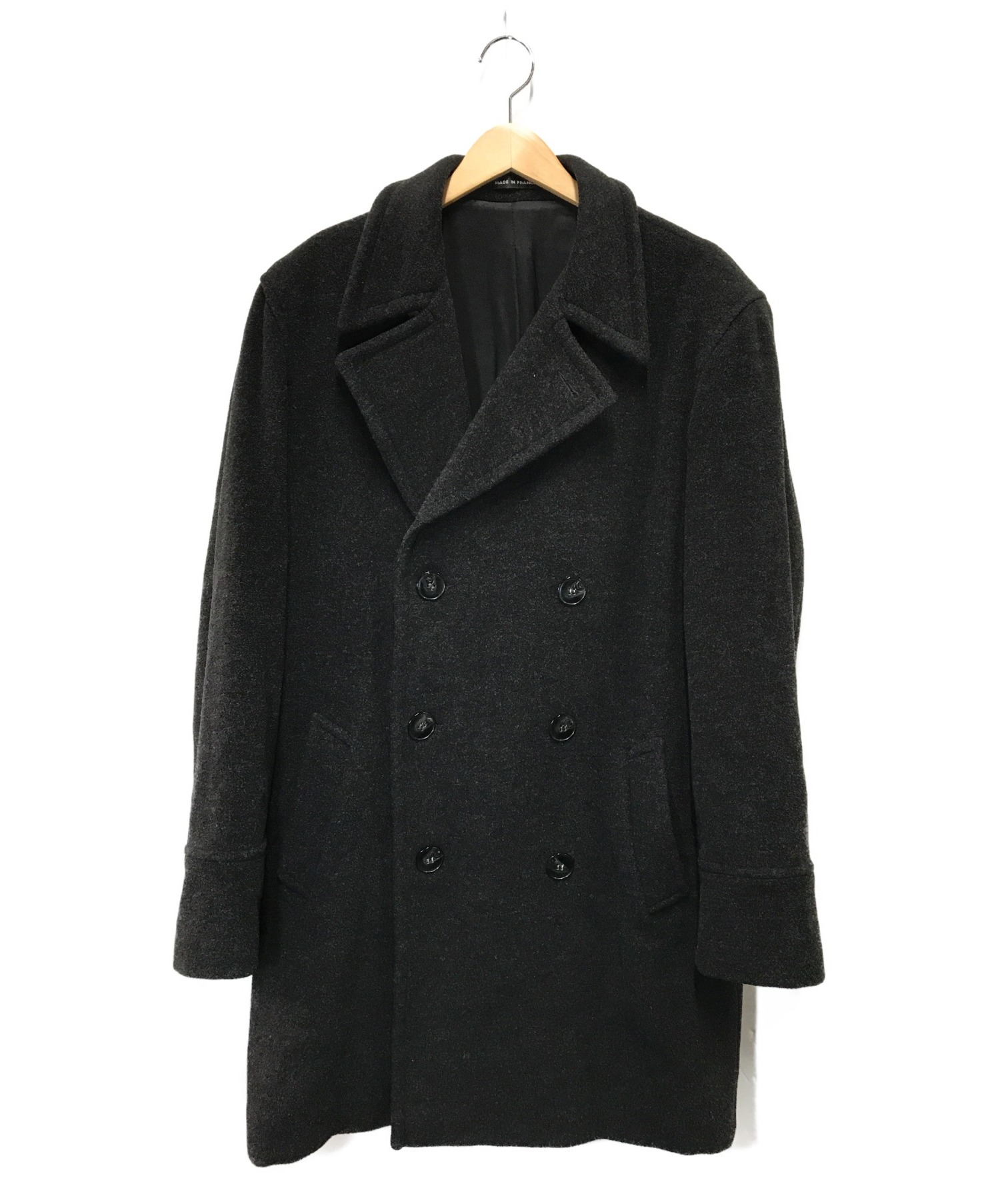 中古 古着通販 Agnes B Homme アニエスベーオム 90sヴィンテージカシミヤコート ブラック サイズ 1 ブランド 古着通販 トレファク公式 Trefac Fashion