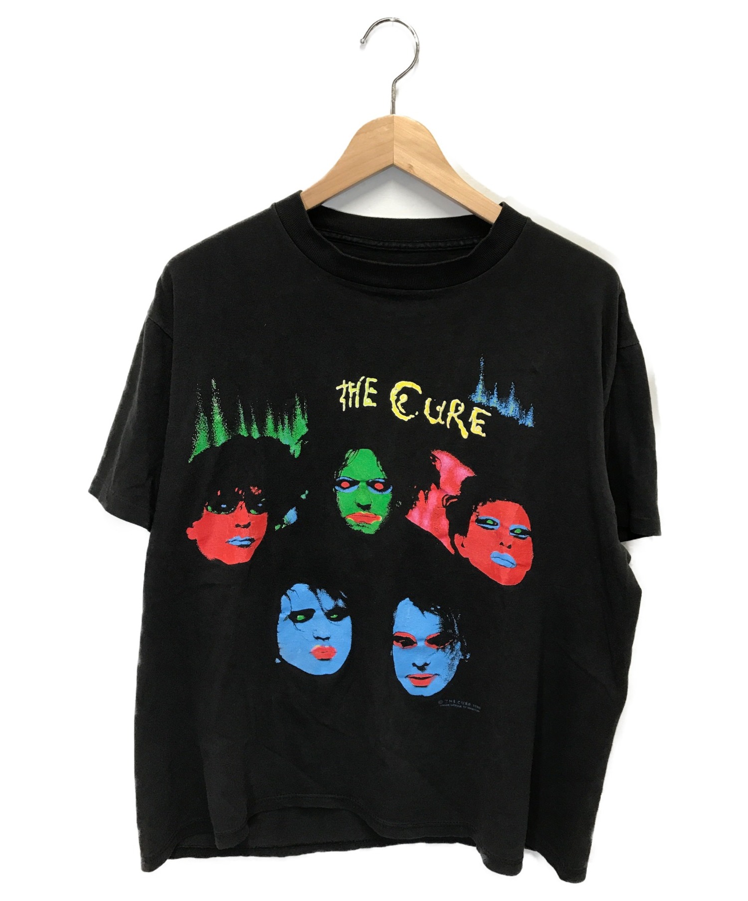 The Cure (ザ キュア) 80sヴィンテージバンドTシャツ ブラック サイズ:下記参照