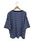 UNUSED (アンユーズド) ボーダーカットソー / Tシャツ ブルー サイズ:２：3480円