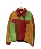 WHEELS OF MANウィールズ オブ マン）の古着「70'sヴィンテージクレイジーパターントラッカージャケット」｜マルチカラー