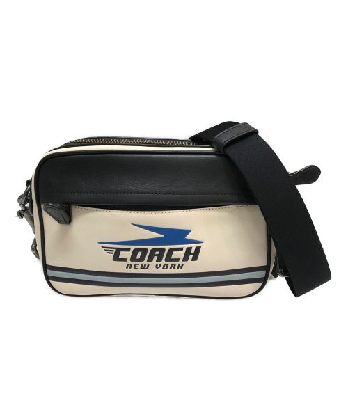 COACH（コーチ）COACH (コーチ) ショルダーバッグ ネイビー×ホワイトの古着・服飾アイテム