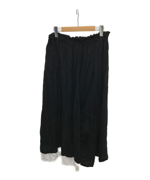 GROUND Y（グラウンドワイ）GROUND Y (グラウンドワイ) ワイドパンツ ブラック サイズ:1の古着・服飾アイテム