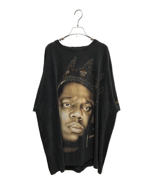 ラップTシャツ（ラップTシャツ）ラップTシャツ (ラップTシャツ) 【古着】00`s The Notorious B.I.G. ヒップホッププリントTシャツ ブラック サイズ:記載なしの古着・服飾アイテム
