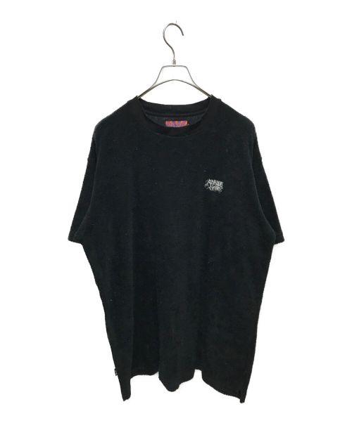 BUDSPOOL（バッズプール）BUDSPOOL (バッズプール) クラシックロゴパイルTシャツ/CLASSIC LOGO PILET ブラック サイズ:XLの古着・服飾アイテム