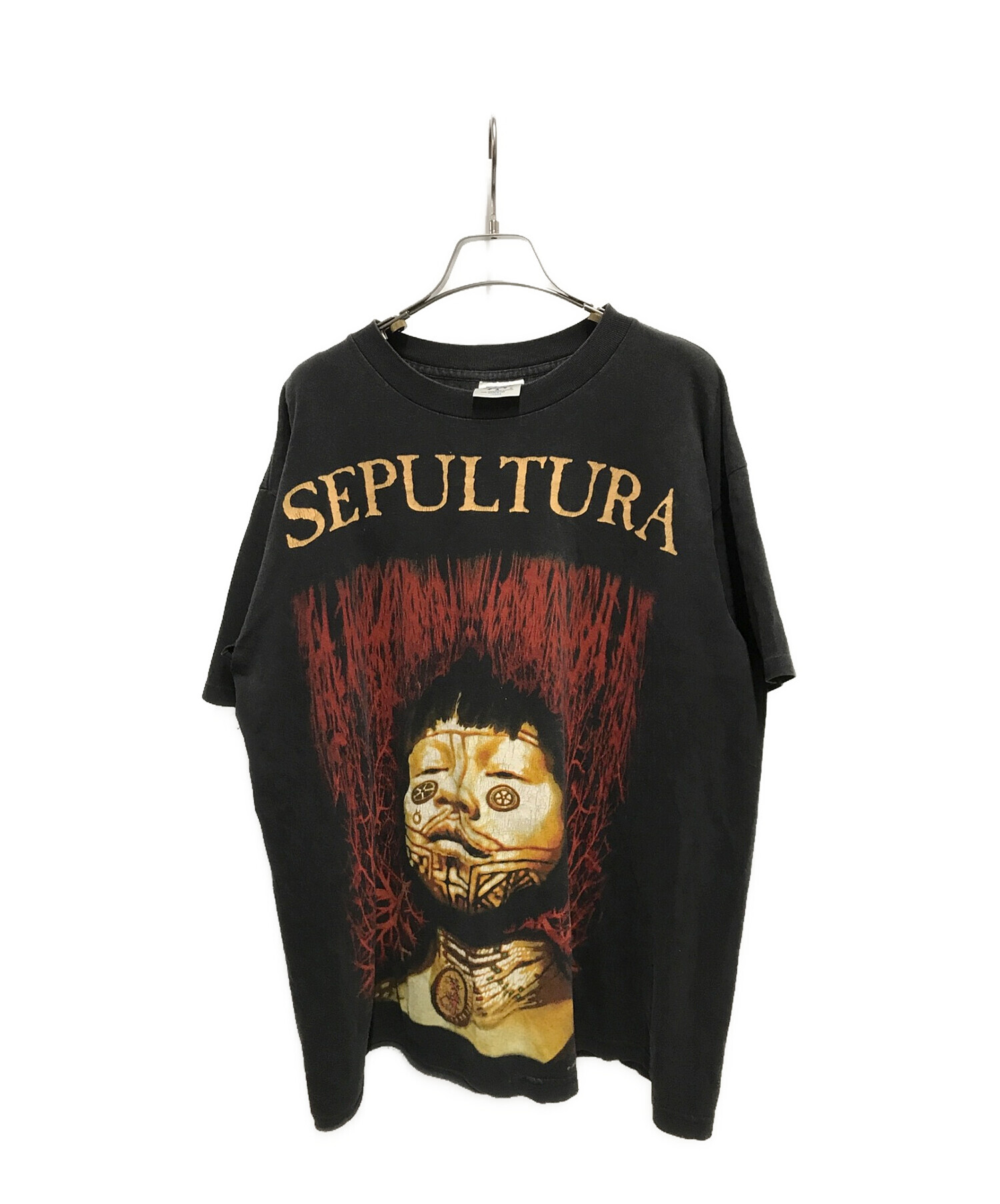 SEPULTURA (セパルトゥラ) 90’sヴィンテージプリントTシャツ ブラック サイズ:L
