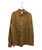 OAMC）の古着「ダブルジップシャツ / wool double zipp shirt」｜ブラウン