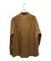 OAMC (オーエーエムシー) ダブルジップシャツ / wool double zipp shirt ブラウン サイズ:S：20000円