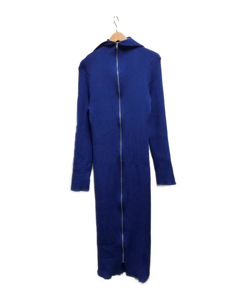 gabriela coll garments（ガブリエラコールガーメンツ）gabriela coll garments (ガブリエラコールガーメンツ) ニットZIPワンピース ブルー サイズ:Mの古着・服飾アイテム