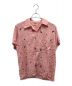 ARROW（アロー）の古着「50‘sヴィンテージオープンカラーシャツ」｜ピンク