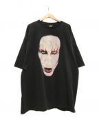 Marilyn Mansonマリリンマンソン）の古着「00`sヴィンテージアーティストTEE」｜ブラック