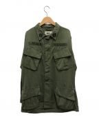 US ARMYユーエス アーミー）の古着「60`s3rdジャングルファティーグジャケット」｜カーキ