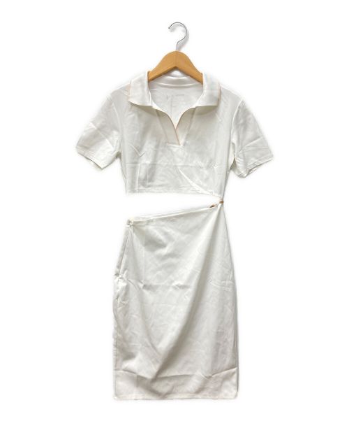 NIKE（ナイキ）NIKE (ナイキ) JAQUEMUS (ジャックムス) Dri-Fit Eu Dress ホワイト サイズ:Mの古着・服飾アイテム