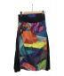 sacai (サカイ) KAWS (カウズ) ジップアッププリーツコラボスカート / zip-panel abstract skir ブルー サイズ:2：37800円