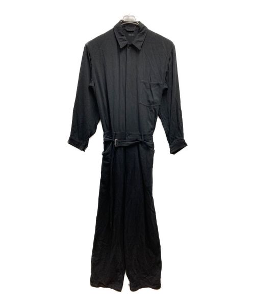 COMOLI（コモリ）COMOLI (コモリ) シルクネップオールインワン ブラック サイズ:3の古着・服飾アイテム