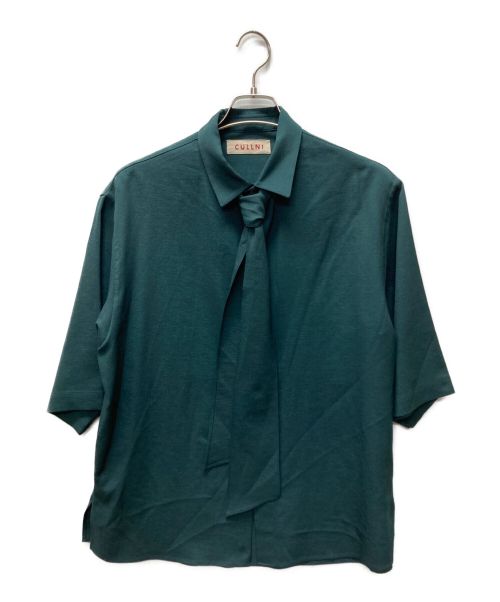 CULLNI（クルニ）CULLNI (クルニ) Double Short Sleeve Shirt グリーン サイズ:Ｓの古着・服飾アイテム