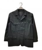 YOHJI YAMAMOTO WORK SHOPヨウジヤマモト ワークショップ）の古着「ウールツイルデザインジャケット」｜ブラック