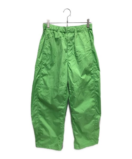 URU（ウル）URU (ウル) TASLAN NYLON / EASY PANTS グリーン サイズ:Mの古着・服飾アイテム