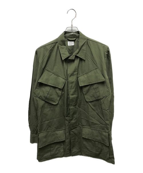 US ARMY（ユーエスアーミー）US ARMY (ユーエス アーミー) 3RDジャングルファティーグジャケット オリーブ サイズ:SMALL-LONGの古着・服飾アイテム