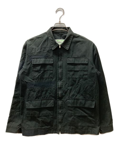 UNDERCOVER（アンダーカバー）UNDERCOVER (アンダーカバー) パッチワークミリタリージャケット ブラック サイズ:Mの古着・服飾アイテム