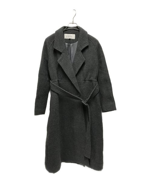 LE CIEL BLEU（ルシェルブルー）LE CIEL BLEU (ルシェルブルー) カラービッグコート グレー サイズ:36の古着・服飾アイテム