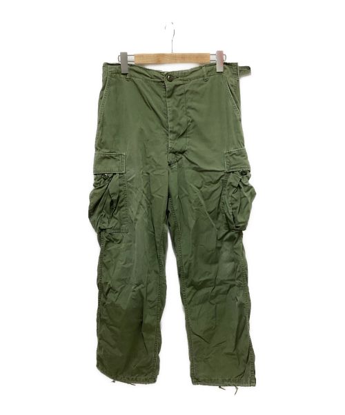 US ARMY（ユーエスアーミー）US ARMY (ユーエス アーミー) 60’s Jungle Fatigue Trousers オリーブ サイズ:MEDIUMの古着・服飾アイテム