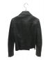 Calvin Klein (カルバンクライン) ライダースジャケット ブラック サイズ:4：10000円