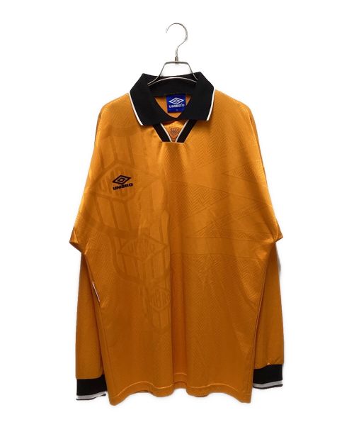 UMBRO（アンブロ）UMBRO (アンブロ) 90’Sゲームシャツ オレンジ サイズ:XLの古着・服飾アイテム