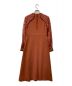 Mame Kurogouchi (マメクロゴウチ) Pedicel Lace Sleeves A-line Dress ブラウン サイズ:1：30000円